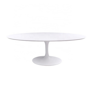 Nordic modern furniture Kitchen trough Solid wood oval furniture Oval dining table 199 x 120 aluminium end table