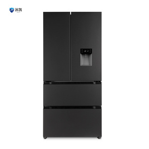 Good Quality French Door Refrigerators with Water Dispenser Wind Cooled Big Size 628L 4 Electric Portable Stainless Steel 220