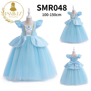 FSMKTZ halloween costume kids elsa princess dress for girls new snow queen elsa anna girl dress