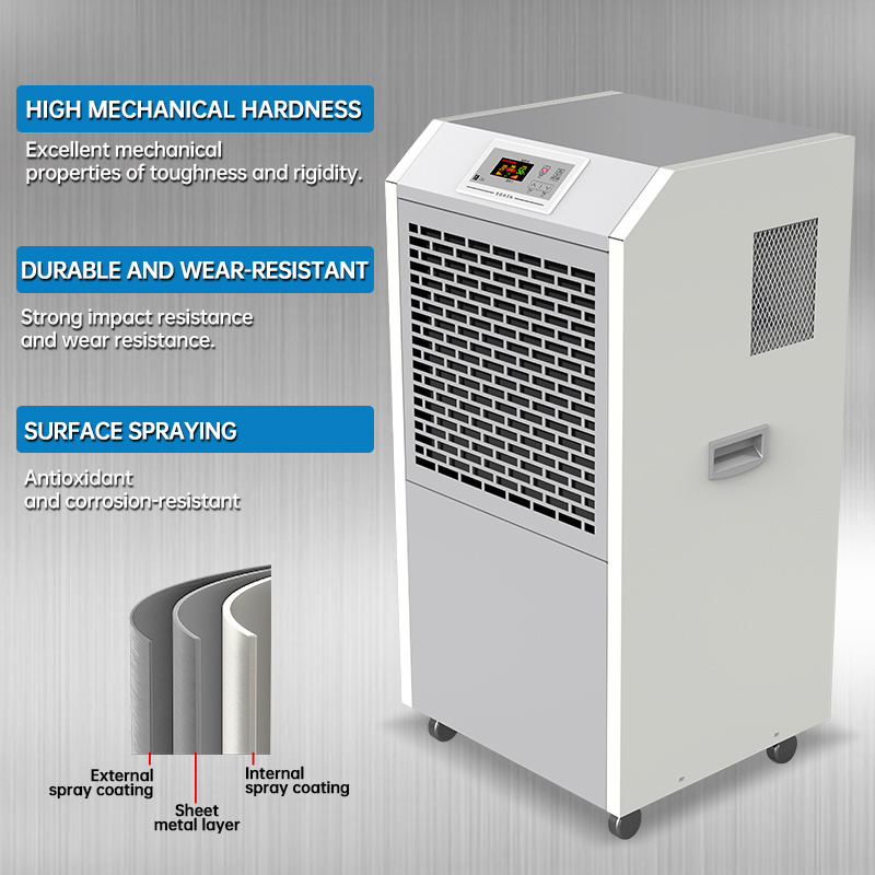 HX Automation 70L Dehumidification 220V Dehumidifying Dryer Smart Moisture Absorbent Air Industry Dehumidifier Price