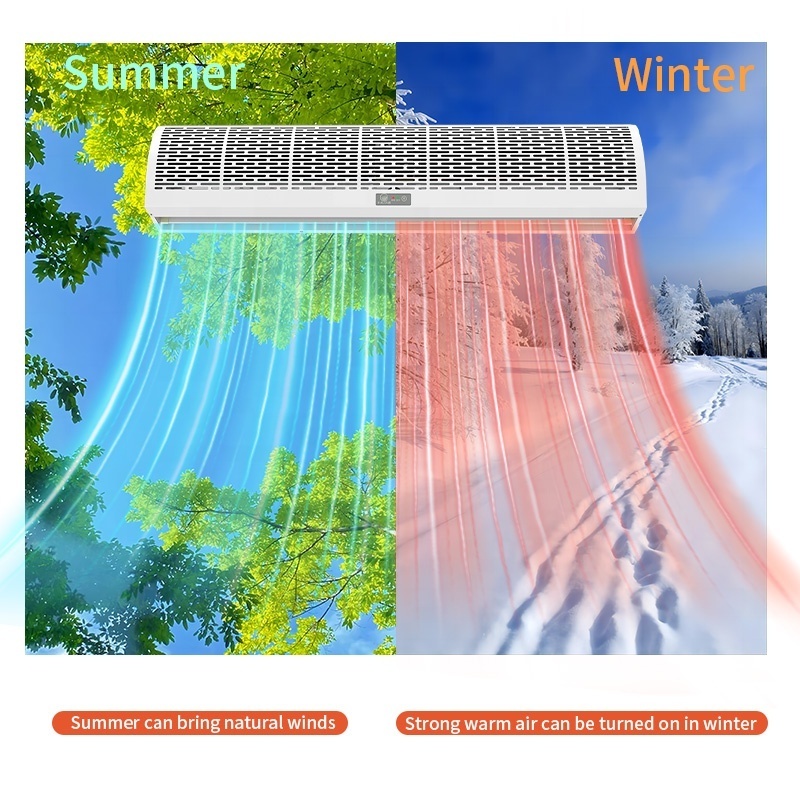 Hot Air Barrier 12m/s hot sale heating Air Curtain