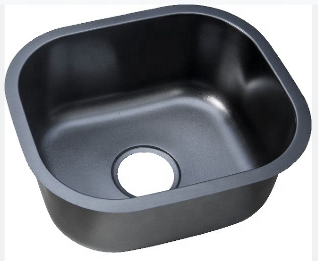 Mouhoti farm house kitchen sink korea stainless steel kitchen sink undermount round kitchen sink