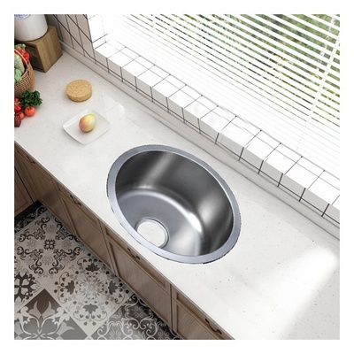 Mouhoti farm house kitchen sink korea stainless steel kitchen sink undermount round kitchen sink