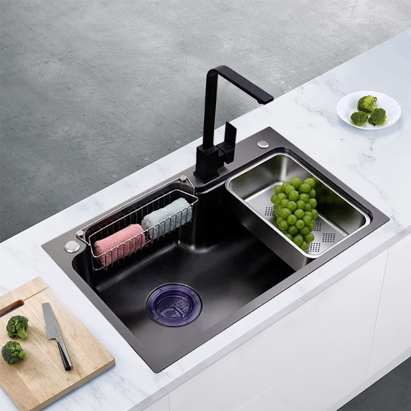 Stainless Steel Modern Kitchen Sink New Design Corner Kitchen Sink Functional Hand Made Kitchen Sink