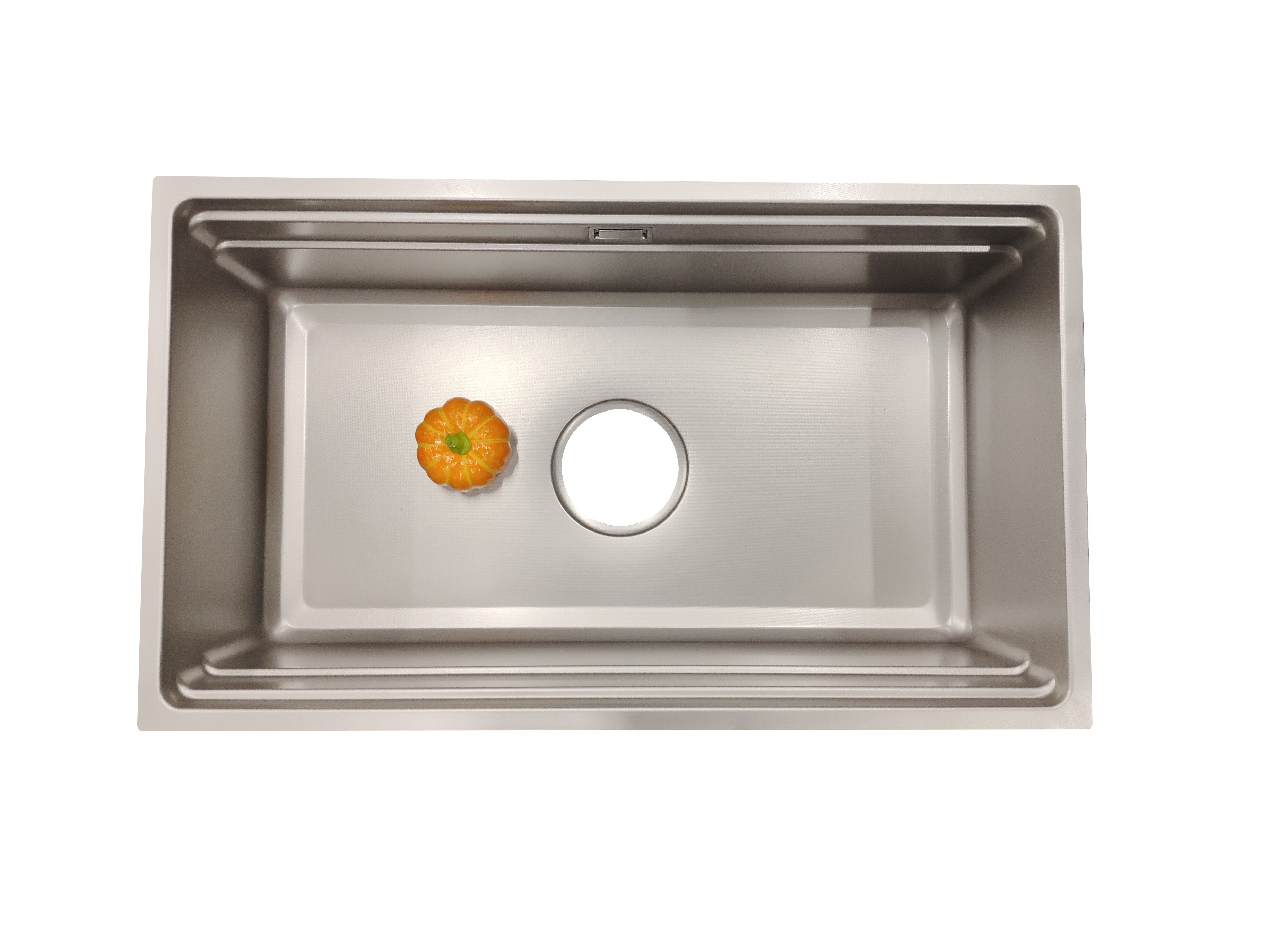 Mouhoti Small Corner Sink Under Mount Hidden Unique Decor Fregadero Stainless Steel Kitchen Sink with Optional Kitchen Tools