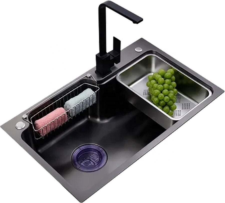 Stainless Steel Modern Kitchen Sink New Design Corner Kitchen Sink Functional Hand Made Kitchen Sink