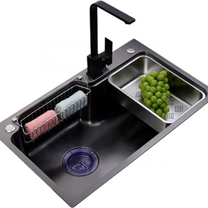 Stainless Steel Modern Kitchen Sink New Design Corner Kitchen Sink Functional Hand Made Kitchen Sink