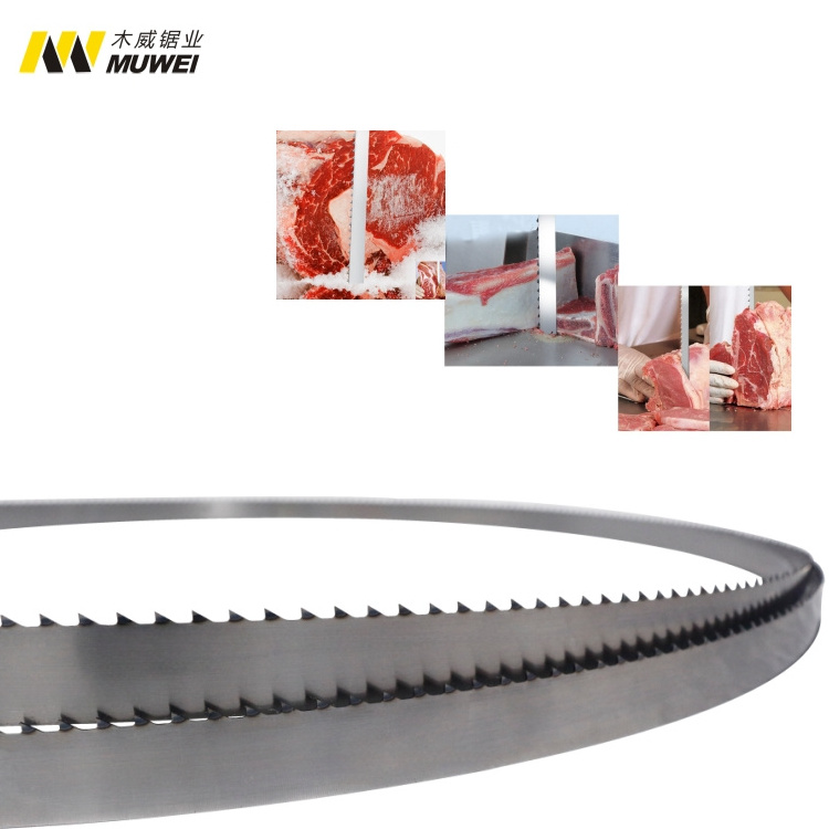 Bone Sawing Machine Saw Blade Food Process Tool Steel Food Cutting Frozen Fish Band Saw Blade