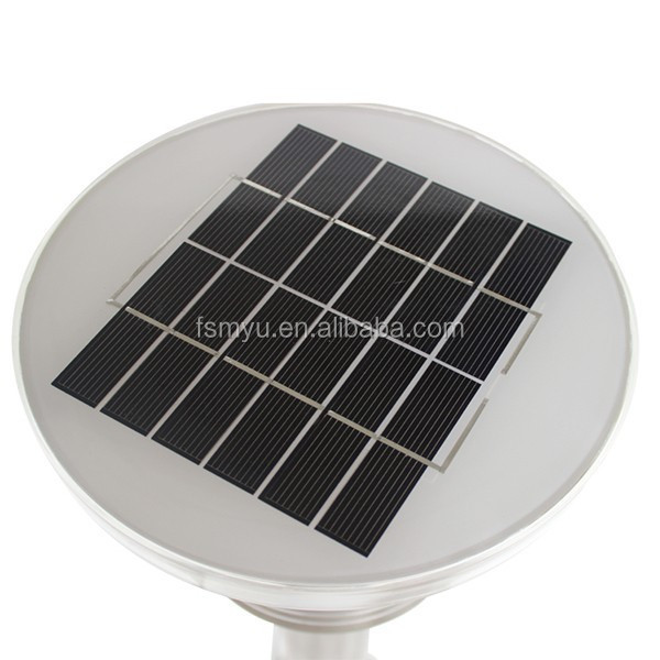 MK outdoor 1.8M High Garden farm solar panel type electric bug zapper lighting mosquito killer lamp