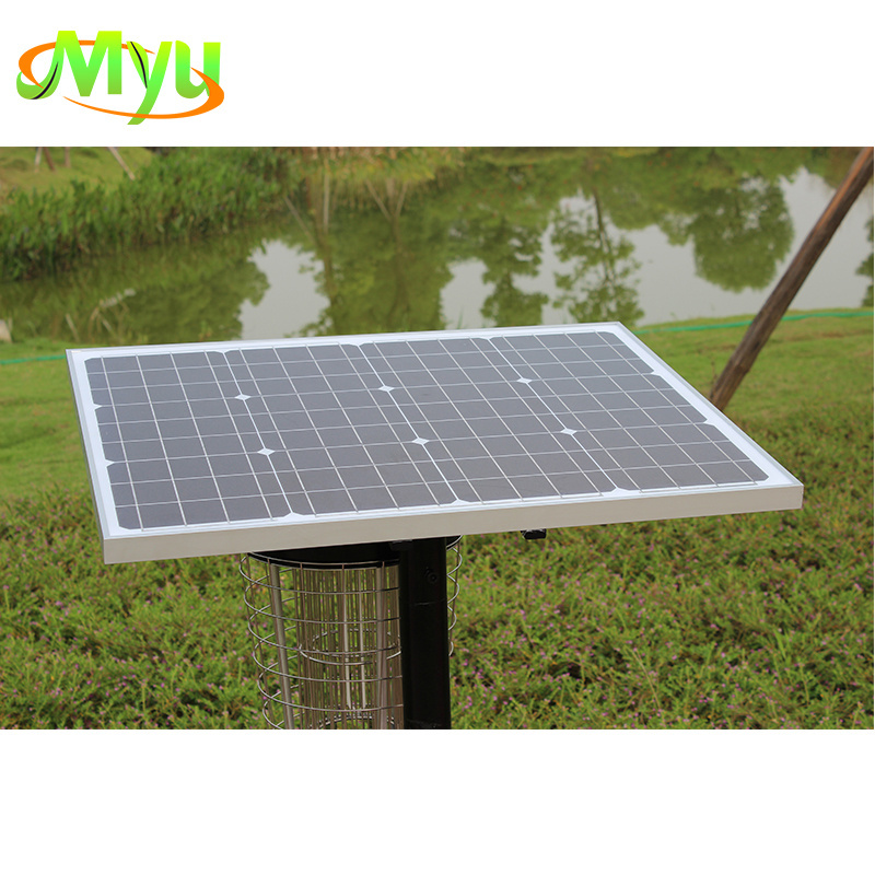 MK outdoor Big Solar panel Mosquito Zapper Electronic Moth Trap With UV Light insect killer lamp