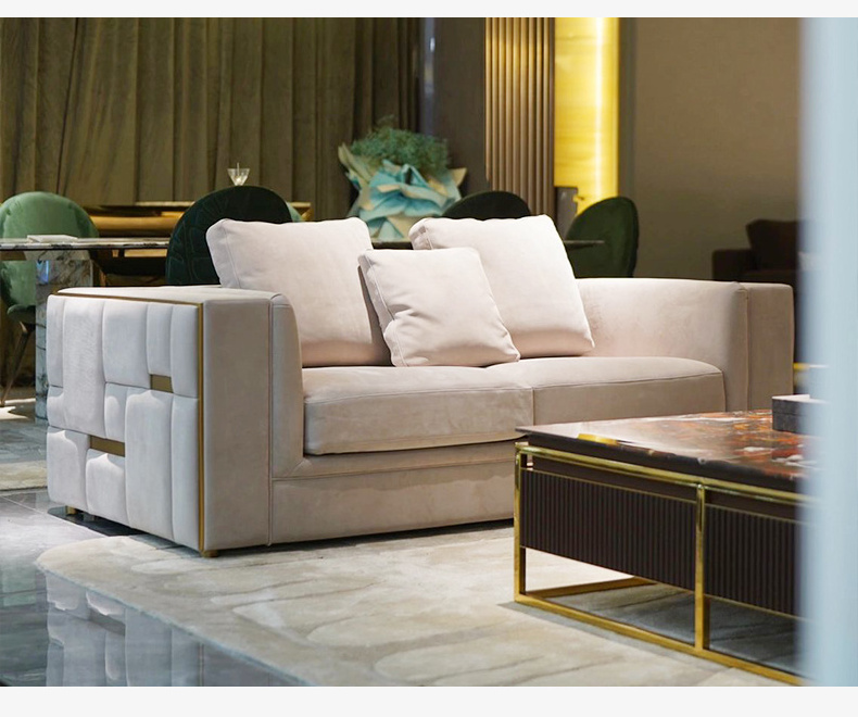 Modern Design Living Room Furniture House Couch Sofa Set French Country Style Office Interior Leather Sofas