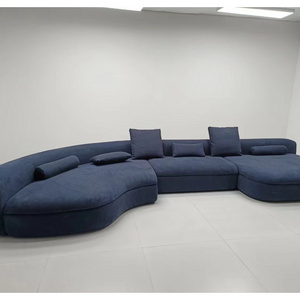 Manufacturer Multiple Color Indoor C Shaped Sofa Comfortable Design Living Room Conor Large Sofa