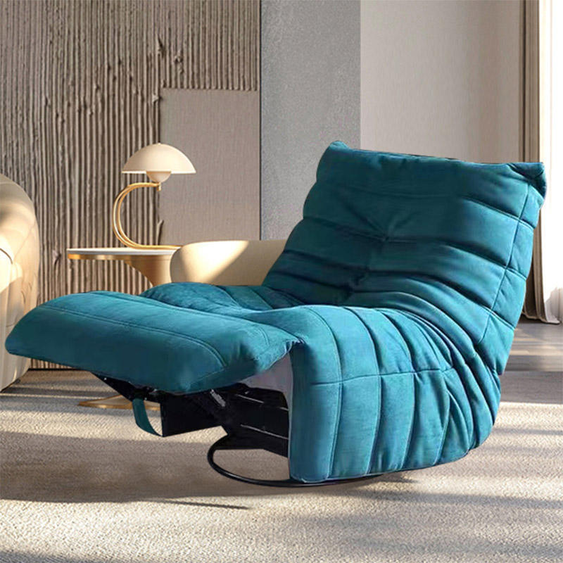 Unique Design Living Room Sponge Material Sofa Lounge Chair Supplier Selling Hard Safety Rotating Fabric Sofa Chair