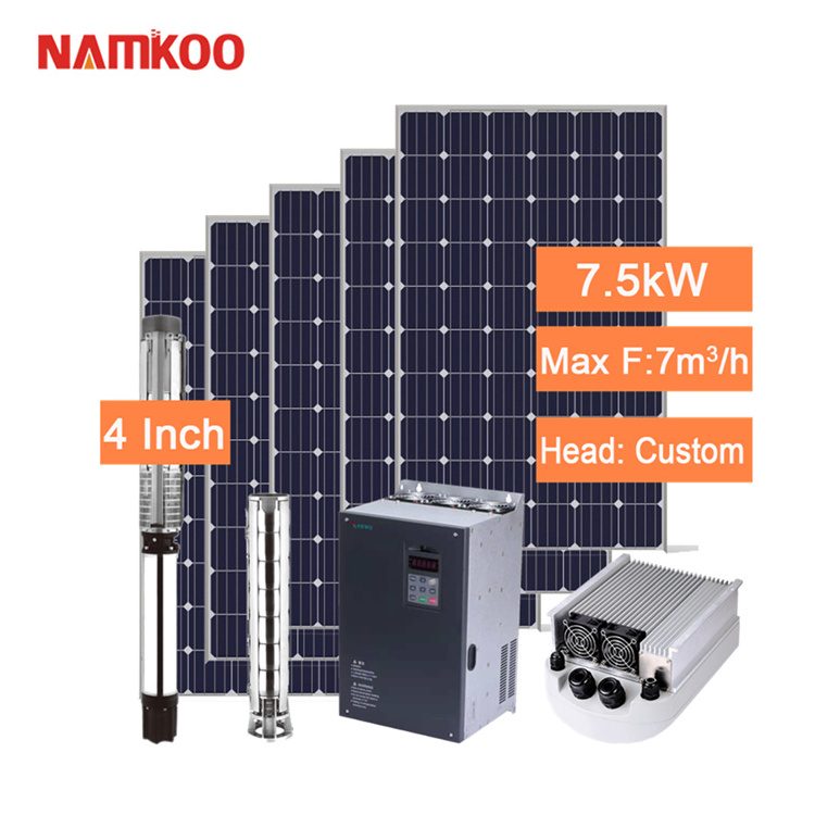 10HP/7.5KW Solar agriculture water pump solar water pump for agriculture system