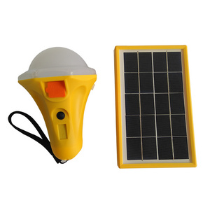 Portable solar power kit home lighting system indoor and yard light