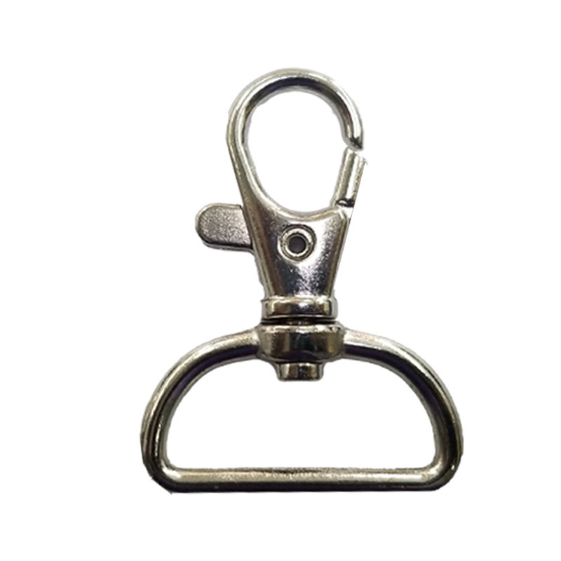 Manufacturers custom woman handbag hardware accessories fish mouth hook buckle nickel snap buckle hook