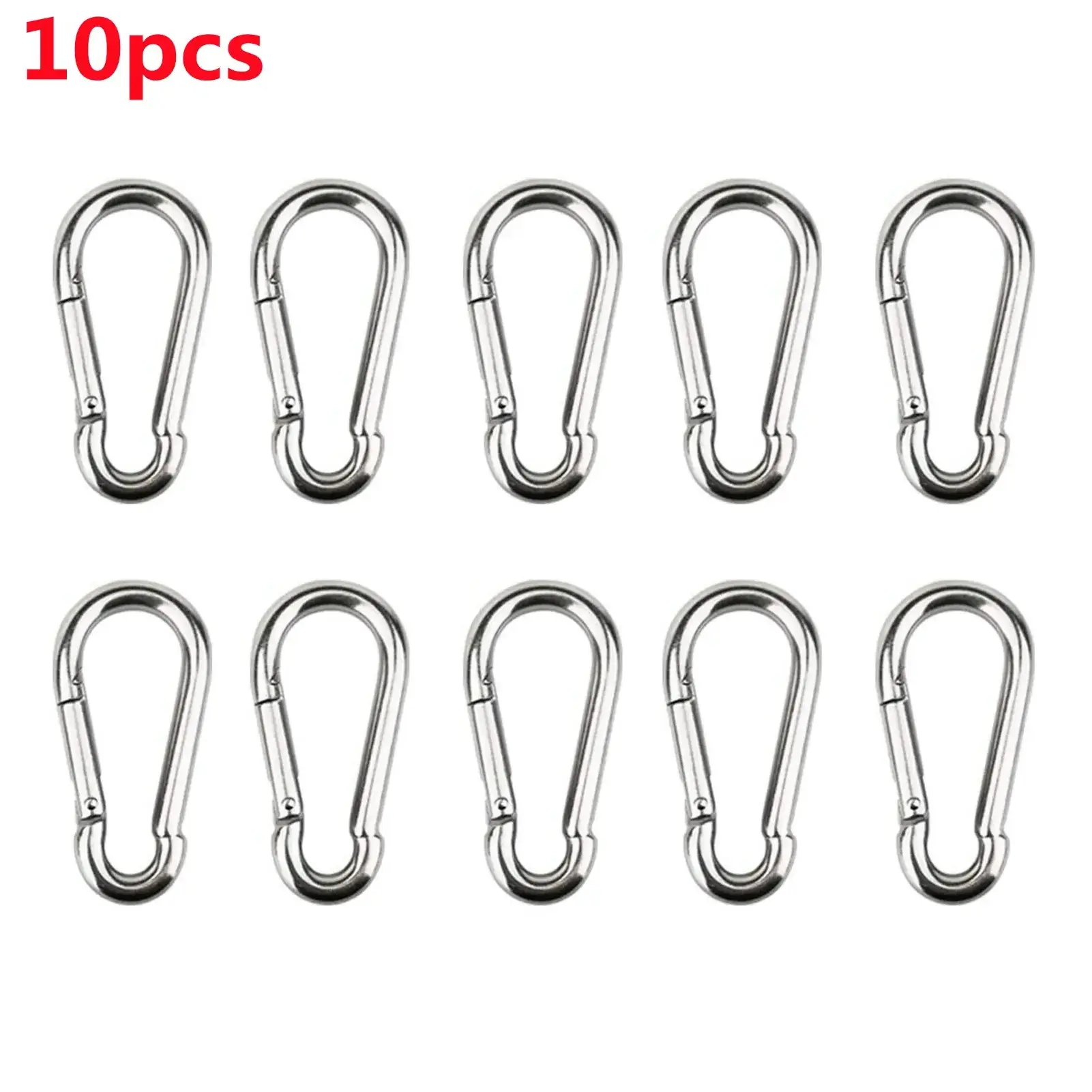 Keychain Carabiner Snap Lock Hook Aluminum D Shape Rock Climbing Carabiner Outdoor metal spring clip hook aluminum carabiner