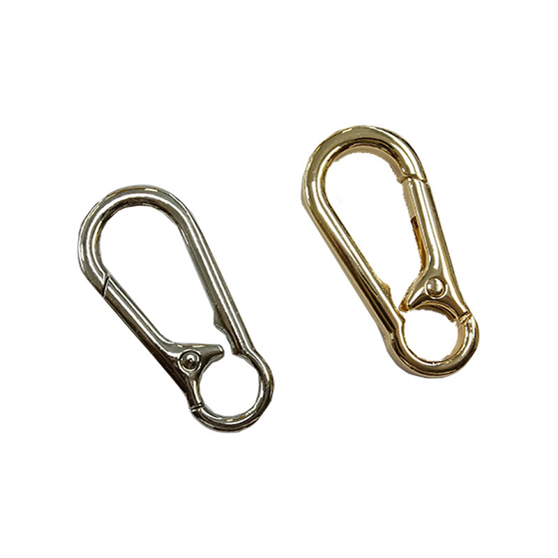 Alloy Clasp Metal Clip Hook DIY Bag Accessories Keychain Zinc Alloy Clasp Metal Hook Carabiner Dog Leash Snap Hook Spring Buckle