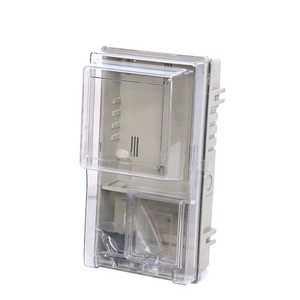 Waterproof single phase plastic transparent electric energy meter box