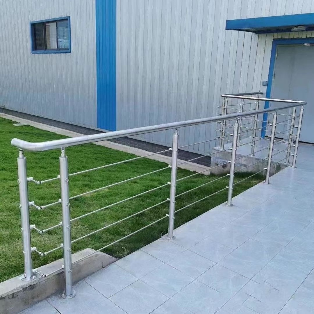 Modern Stainless Steel Post Railing Outdoor Balcony Stair