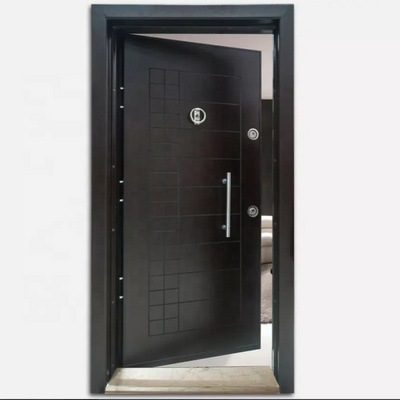 Entry Front Door MDF Armored Steel Wooden Medium Steel Wooden Door Armored Steel Security Doors