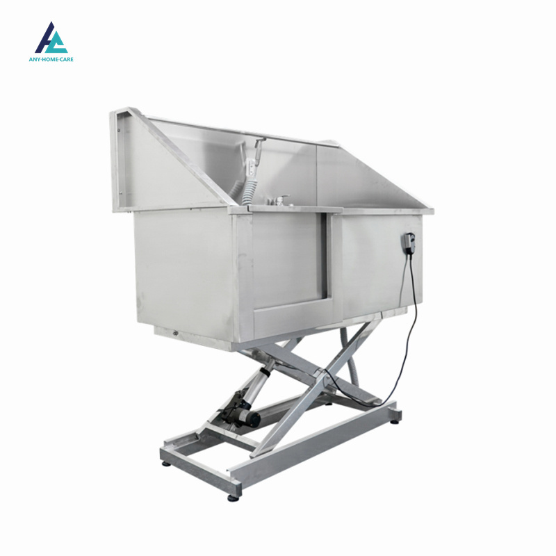 Veterinary hospital clinic stainless steel 304 animal grooming dog bath