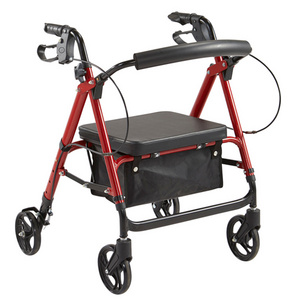 Super Septemper Europe style lightweight new design senior shopping rolling rollator walkers for older adults