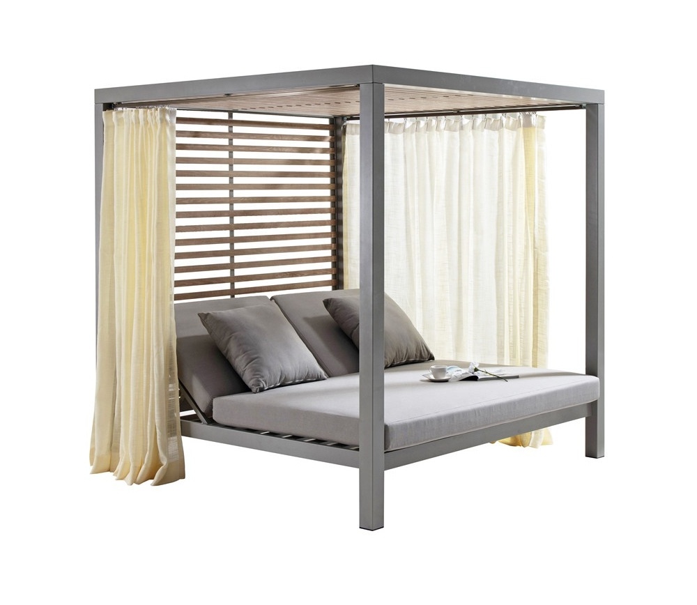 outdoor furniture rattan pool cabana sunbed pagoda daybed