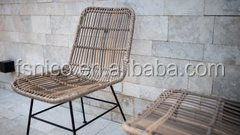 PE rattan wicker dining chair acapulco outdoor garden classic string chair