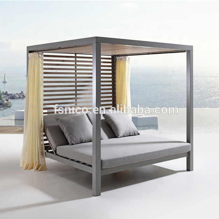 outdoor furniture rattan pool cabana sunbed pagoda daybed