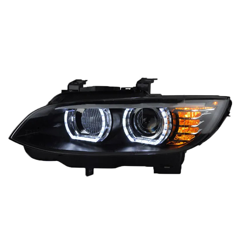 Upgraded Car Parts For Bmw E92 Headlights E93 2005-2013 3 Series E92 330I 335I DRL Turn Signal Angel Eye Projector Lens