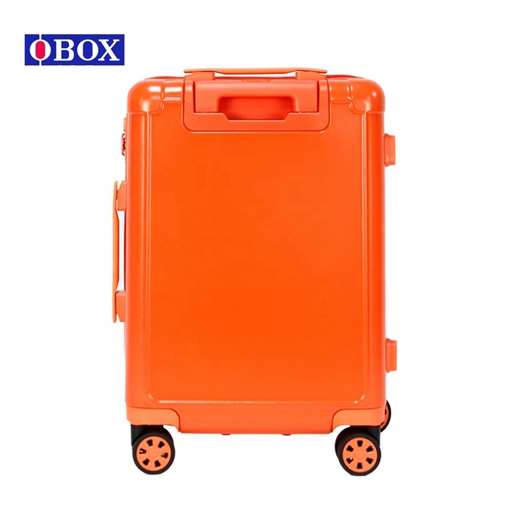 Luxury Travel Trolley Bags Vintage Trendy PC Easy Carry On Luggage Plastic Suitcase Sets With 20/24 Inch Makeup Boxs