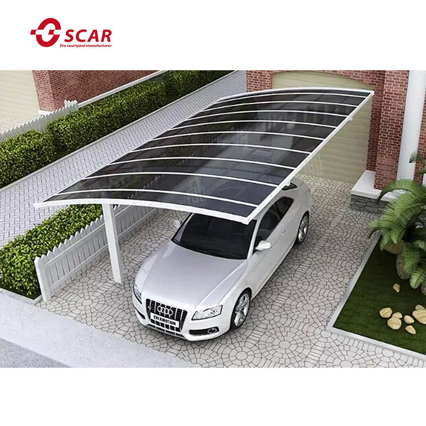 Aluminum Multi function waterproof Car Port Garages Aluminium Carport Modern Design Car Canopy Parking Carport