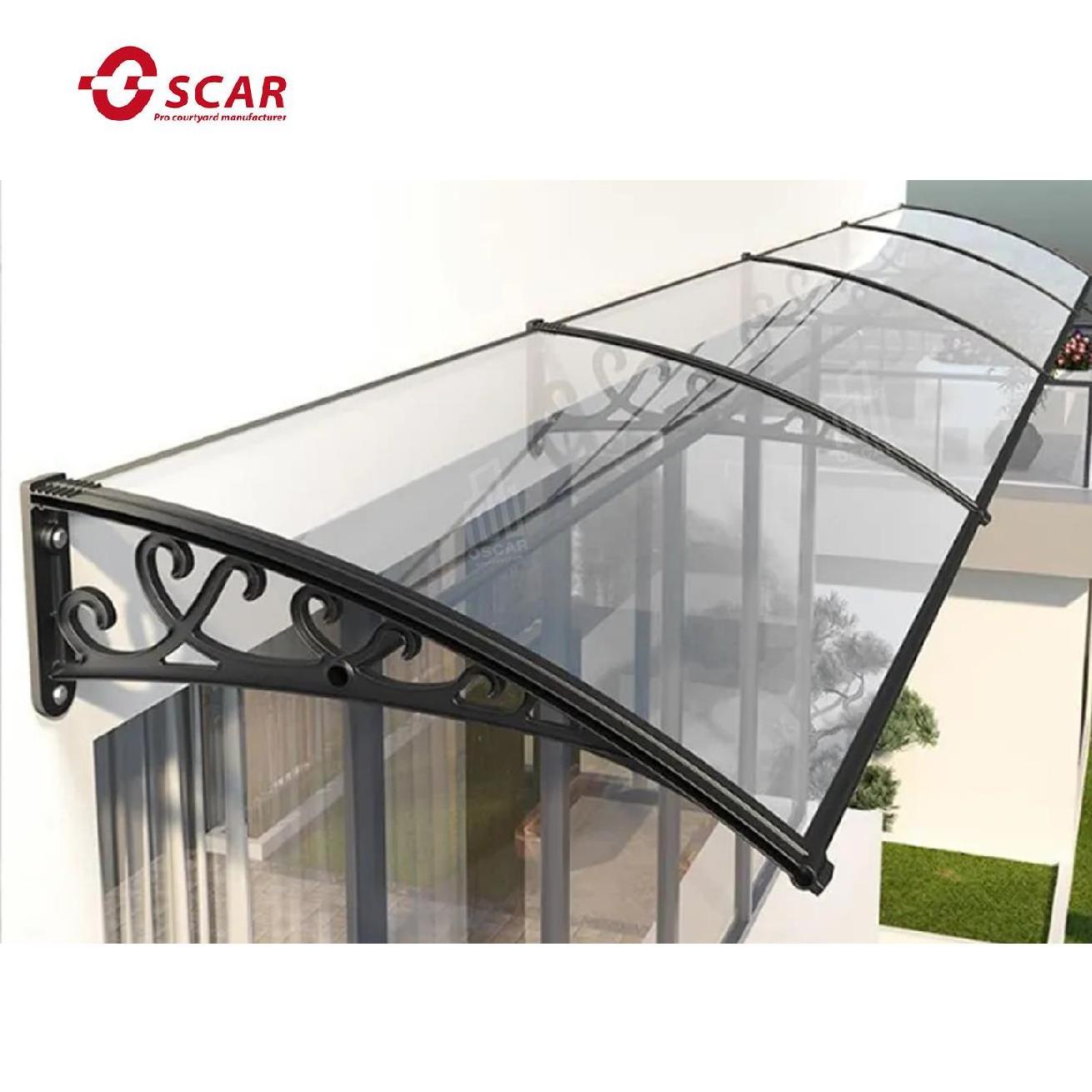 Factory direct sale Polycarbonate Awning balcony sun canopy