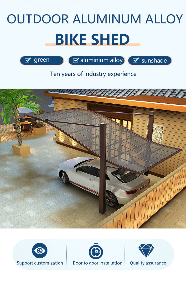 Aluminum awning car port aluminum carport canopy car parking canopy