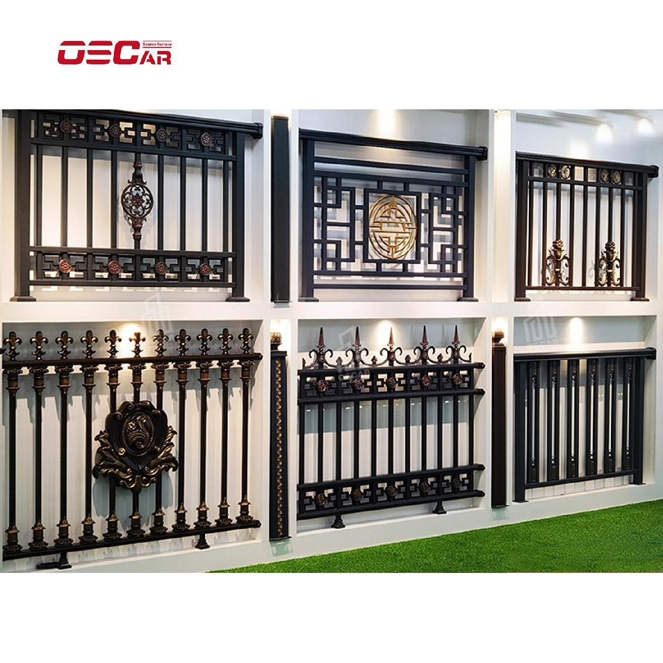 Fence Easily Assembled Eco-friendly Extrusion Composite Outdoor Black Garden Privacy Fence Co-extrusion Wpc Composite Fence Pane