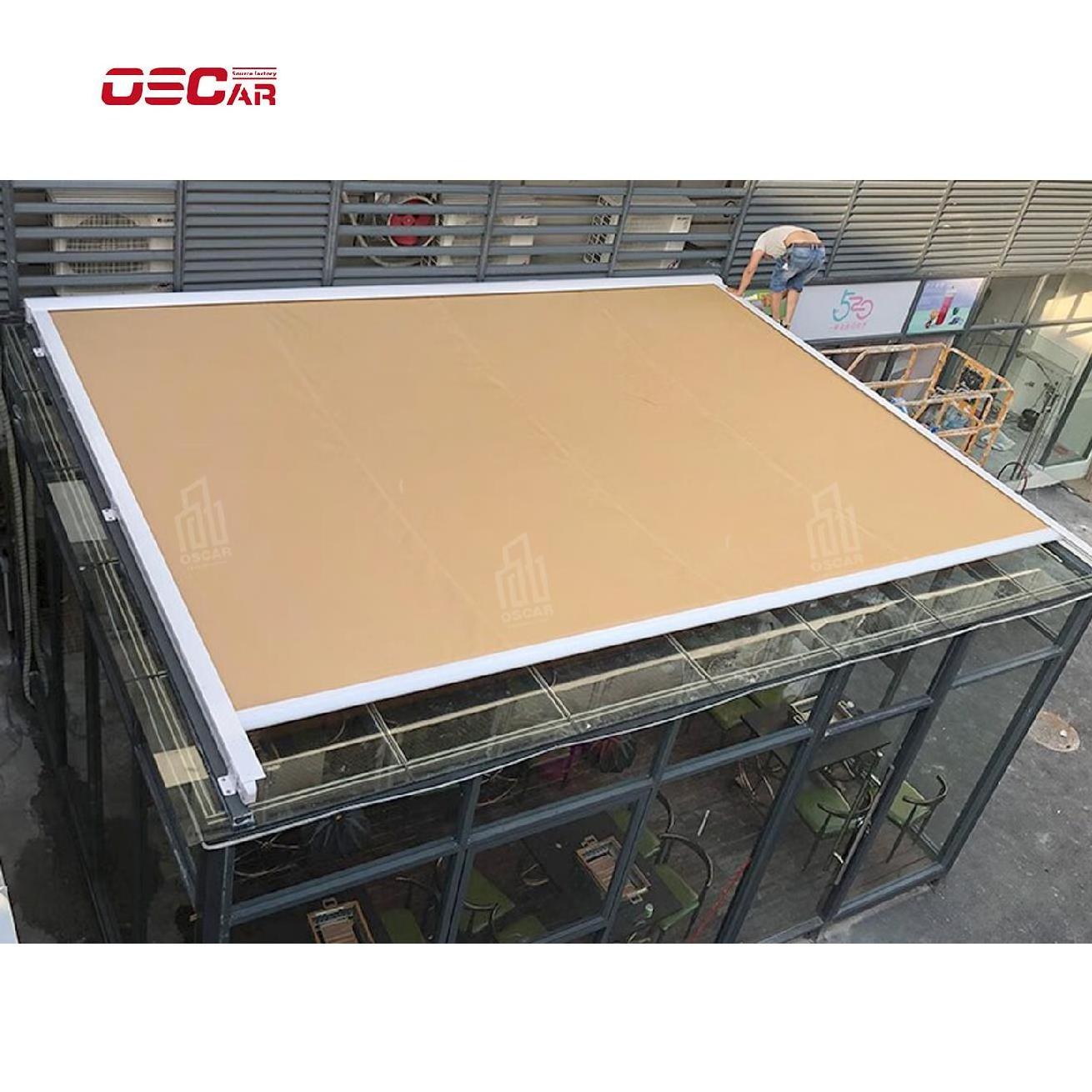 QINGYING heavy duty aluminium electric roof pergola commercial hard top canopy outdoor patio garden 6x4 6x3 4x4 3x4 m gazebo 3x3