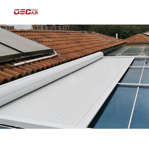 QINGYING heavy duty aluminium electric roof pergola commercial hard top canopy outdoor patio garden 6x4 6x3 4x4 3x4 m gazebo 3x3