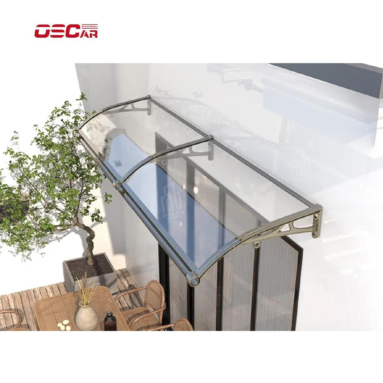 Professional Garages Shelters Metal Carport Frame Polycarbonate Cover Balcony Canopy driveway gate canopy carports