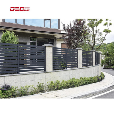 Fence Garden Fence And Gate Slats Metal Fence Panel New Developed Cancello Automatico Slat Siding Aluminum Gate Design With Fact