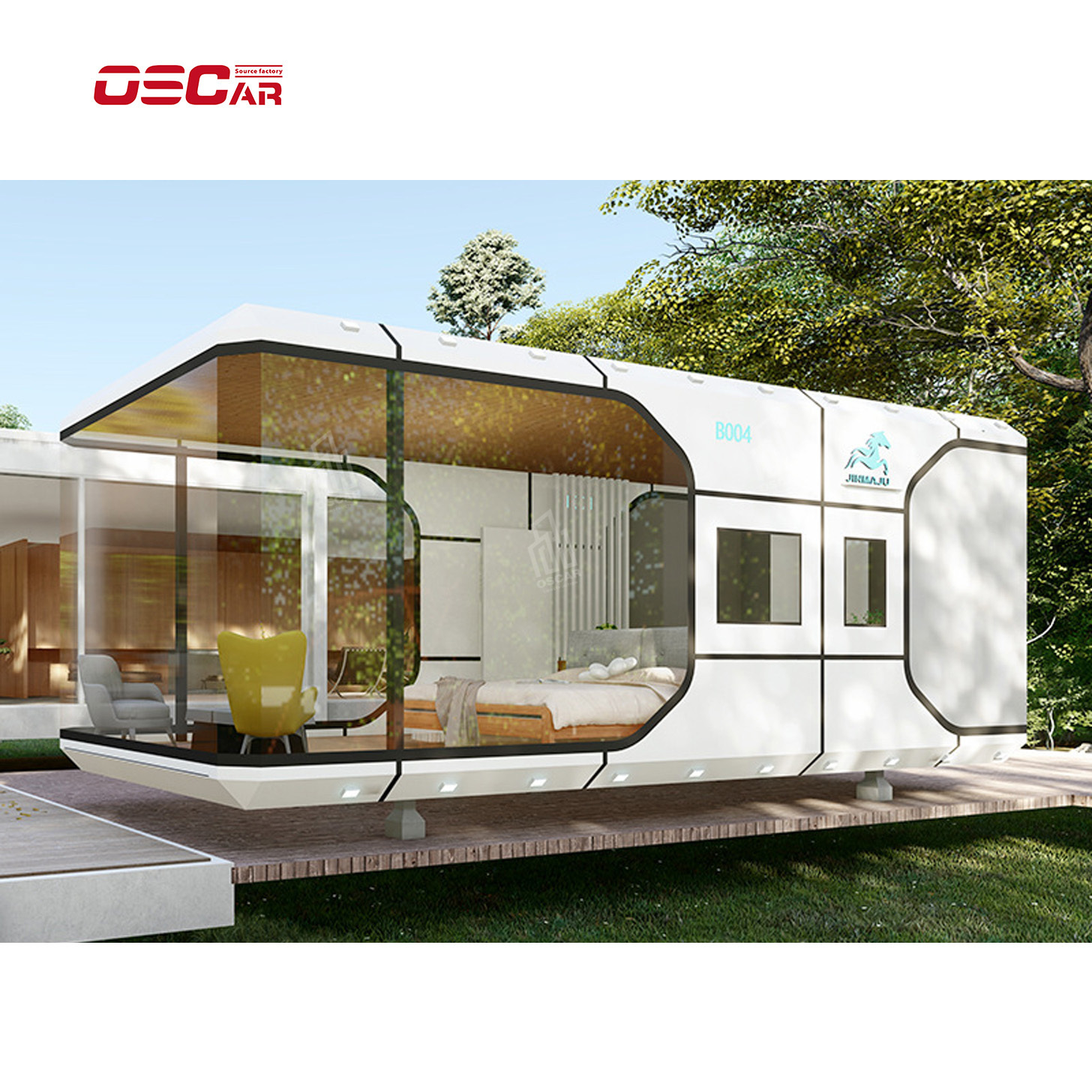 Luxury Mobile Tiny Prefab Home Space Capsule House For Hotel Cabin Tents Outdoor Room With Good View