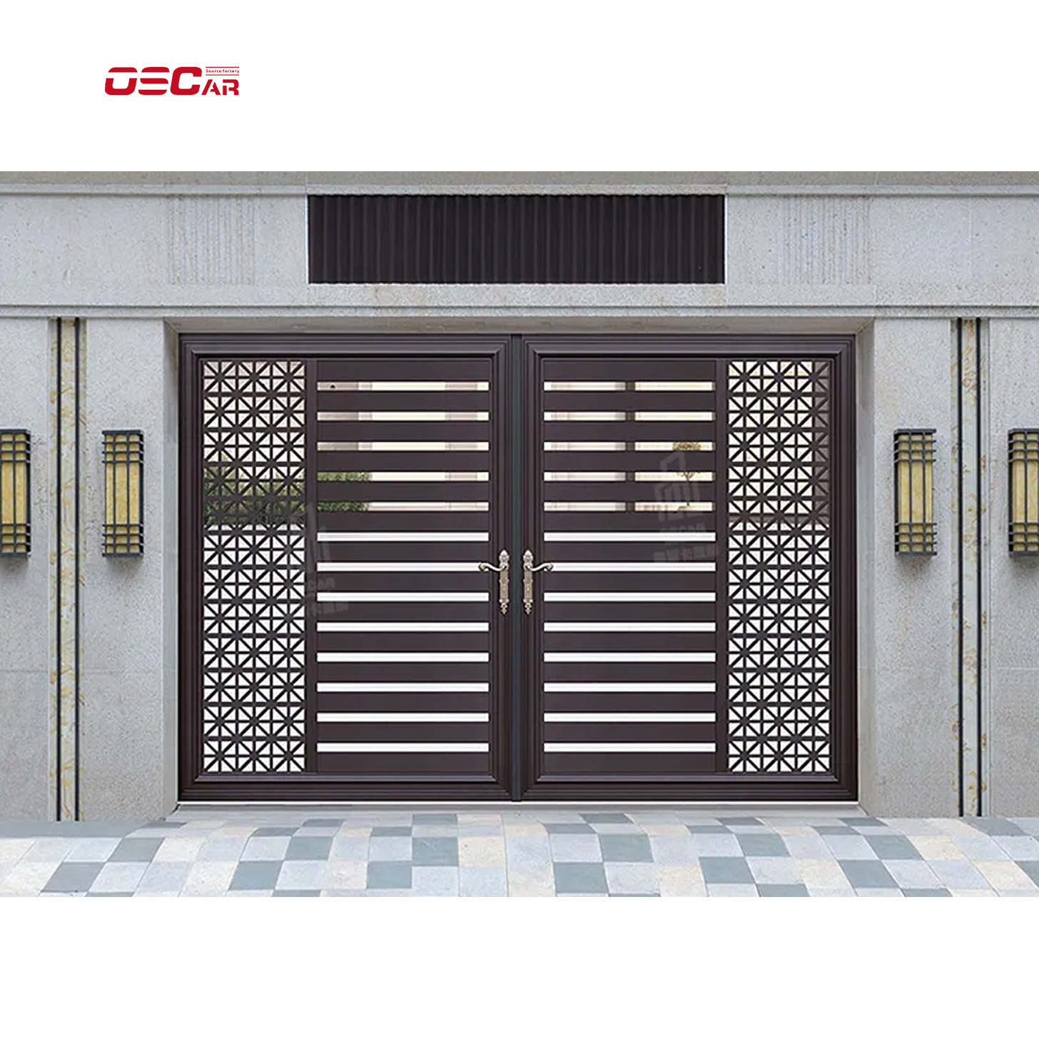 The Most Professional Customized Wrought Iron Gates Automatic Sliding Gate Electric Gates Iron Gate luxury wrought iron gate