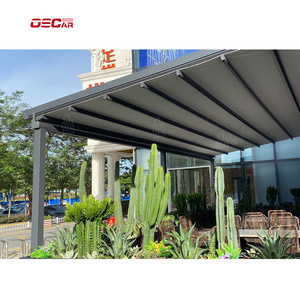 Hot sell Awning outdoor waterproof pergola for modern Villa with retractable gazebo aluminum pergola