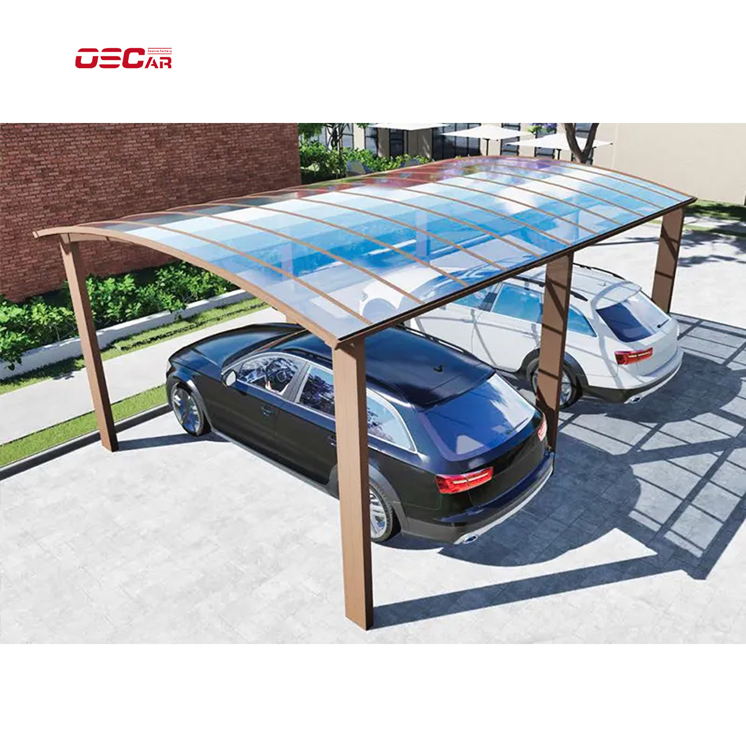 Hot Sale New Aluminium Free Standing M Style Carports for Sale carport for motorcycle