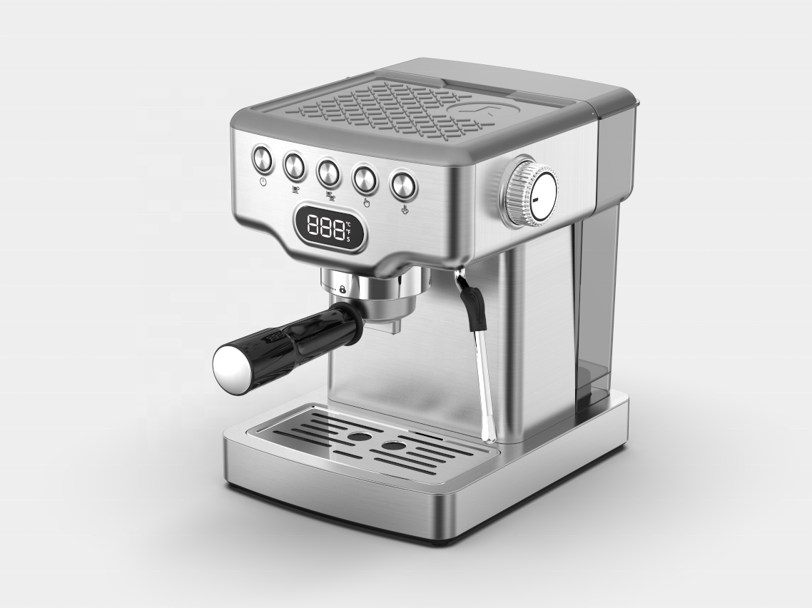 20 bar Espresso Machine, 1350W Professional Coffee Maker, Italy ULKA Pump, with Milk Frother