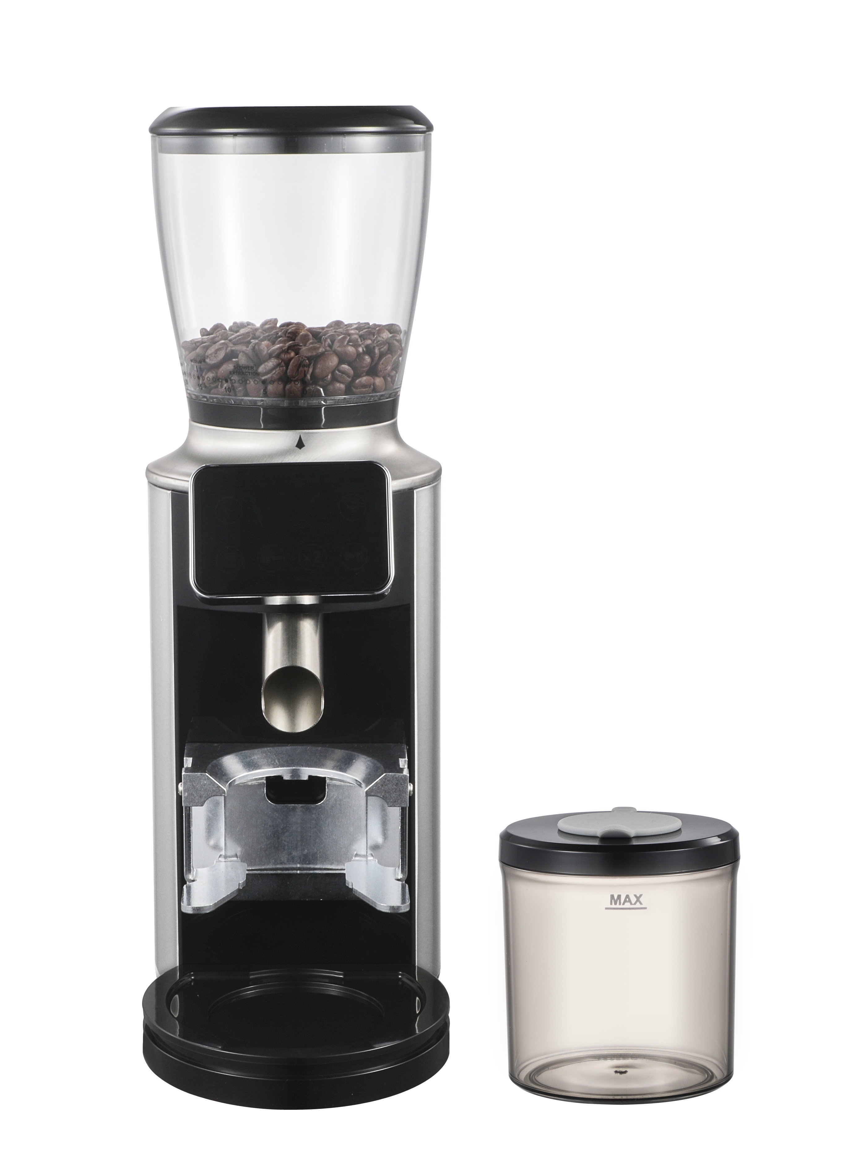 Coffee bean burr grinder electric, burr mill conical coffee grinder with 30 adjustable grind settings