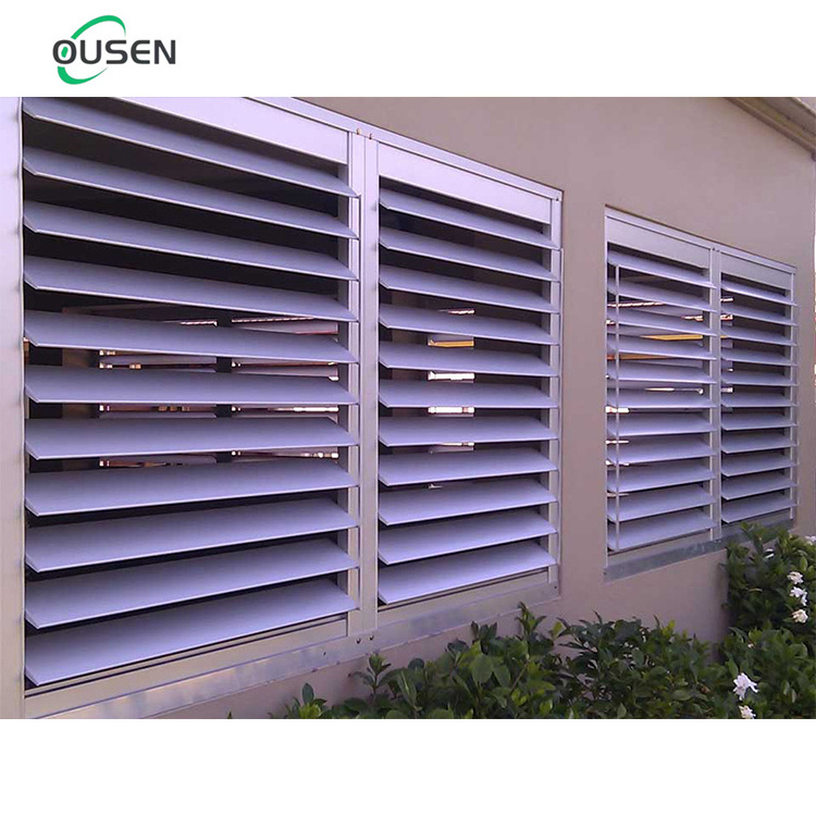 aluminium adjustable louvers glass roll up louver windows shutters blades glass