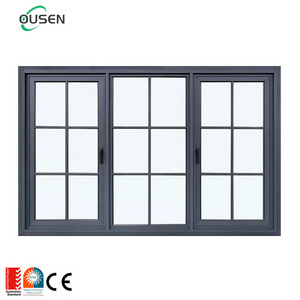 industrial storefront hurricane impact glass alu burglar proof black casement windows in ghana