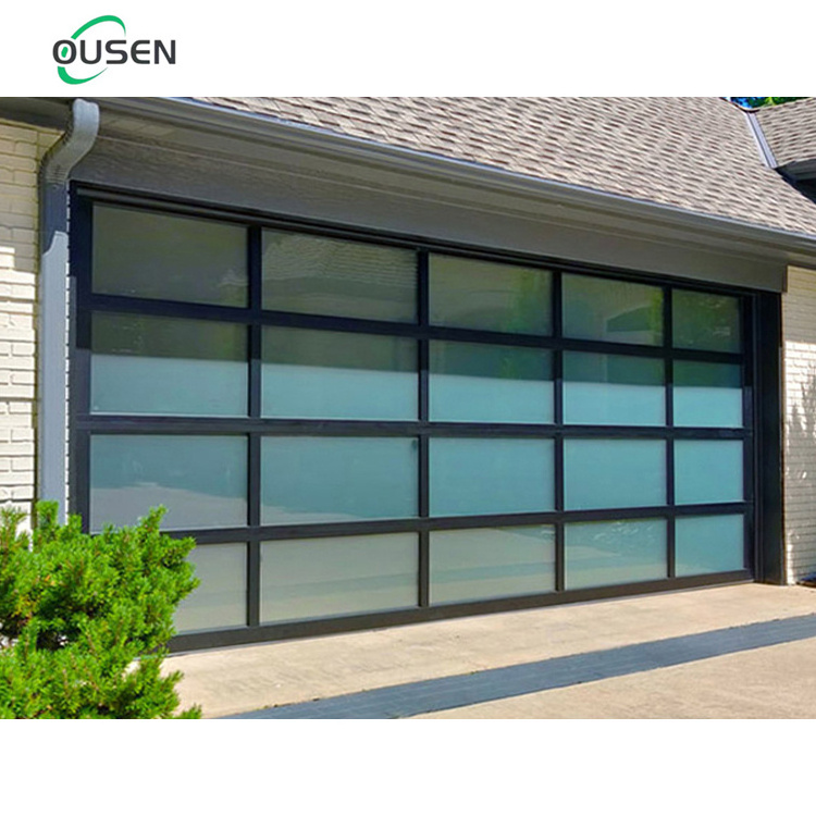 exterior heavy duty safety sensor plexiglass quiet roll automatic roller shutter garage doors prices