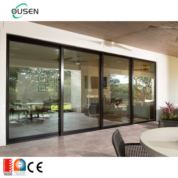 korean jamaica porch interior motorized sliding aluminum windows and sliding doors high quality